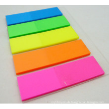 Fluoreszierende helle Farbe Sticky Note Set für Schule und Büro Supply Dh-04A